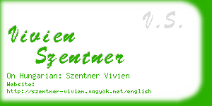 vivien szentner business card